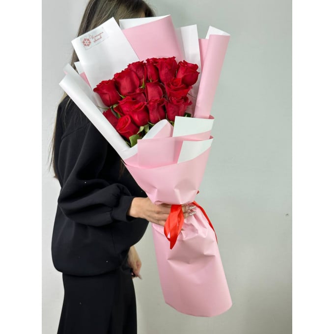 15 красных роз 15 красных роз